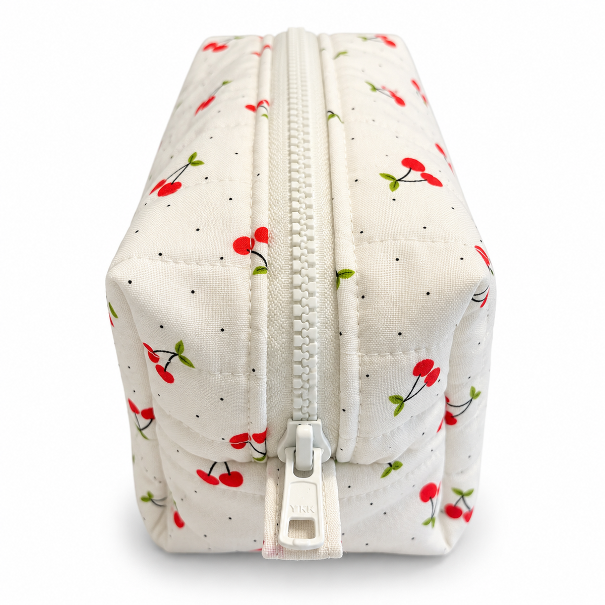 Cherry Grove Quilted Makeup Bag
