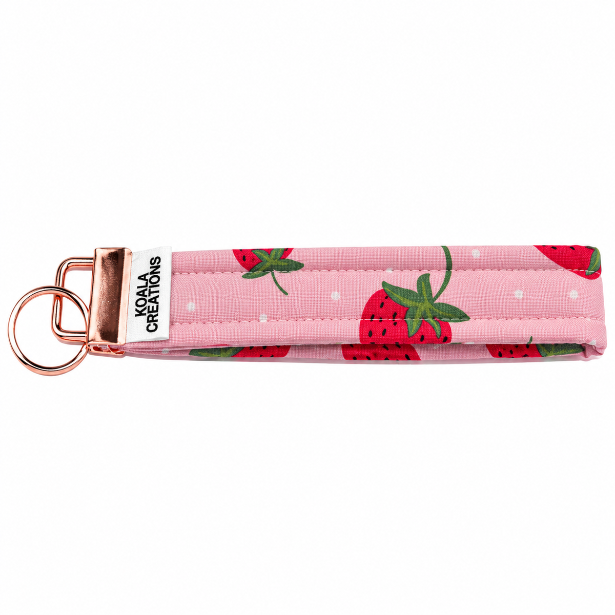 Strawberry Fields Keychain Wristlet