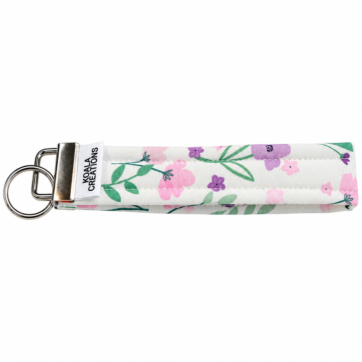 Lavender Blooms Keychain Wristlet