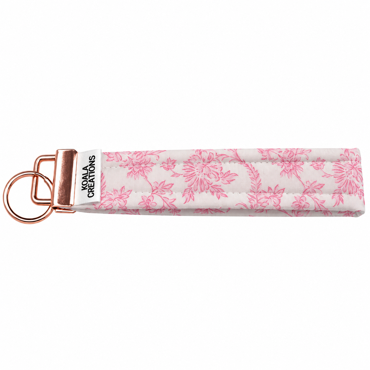 Rose Scroll Keychain Wristlet