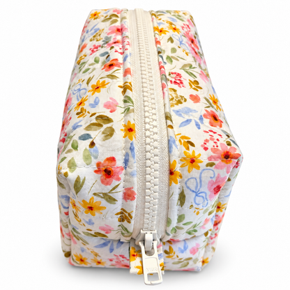 Wildflower Meadow Quilted Makeup Bag