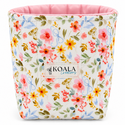 Wildflower Meadow Quilted Vanity Bucket