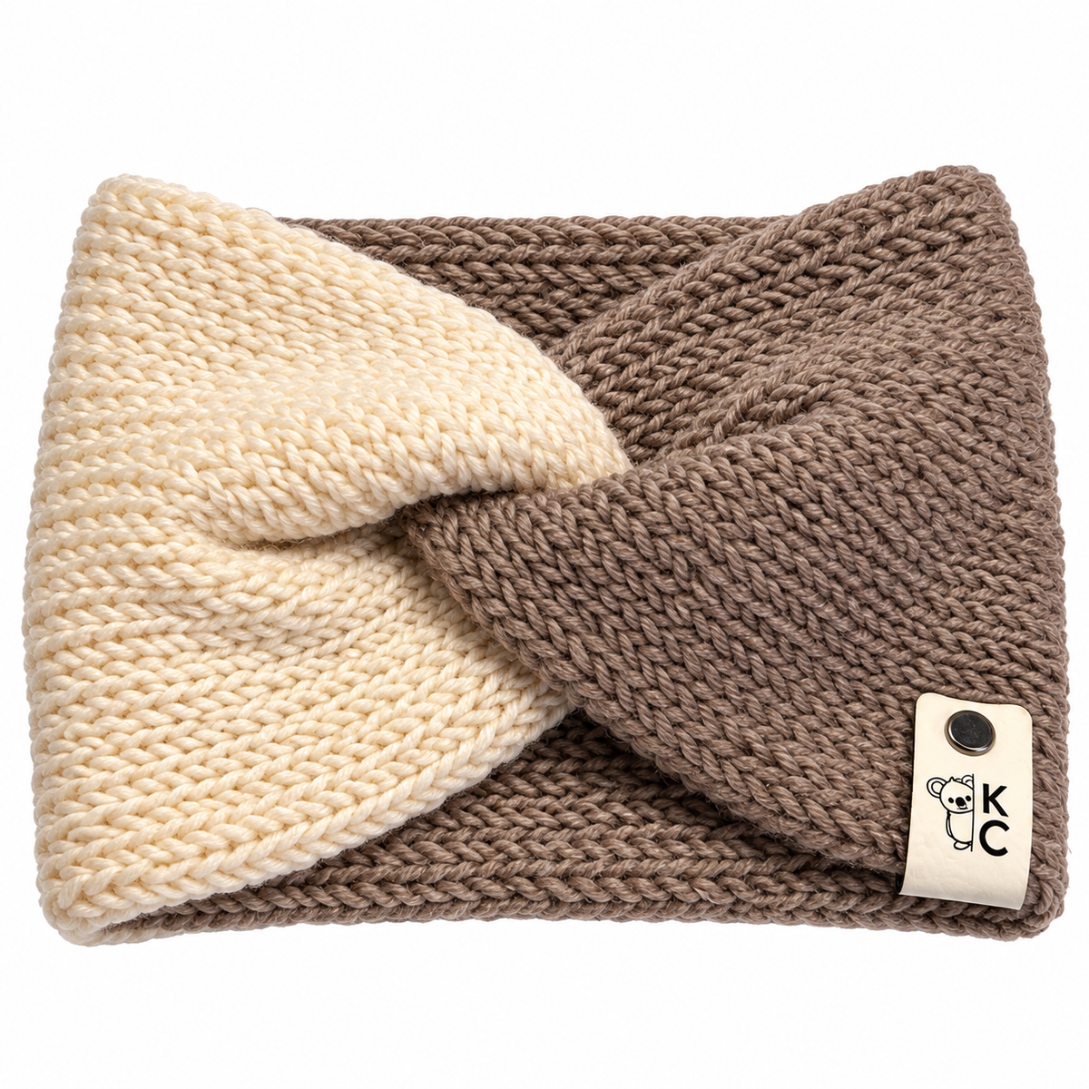 Creamy Taupe Ear Warmer Headband