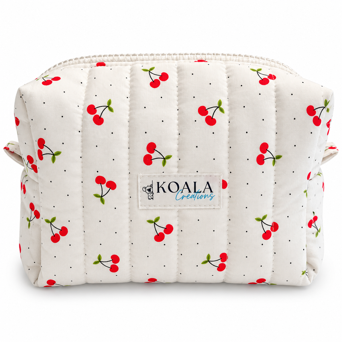 Cherry Grove Quilted Makeup Bag