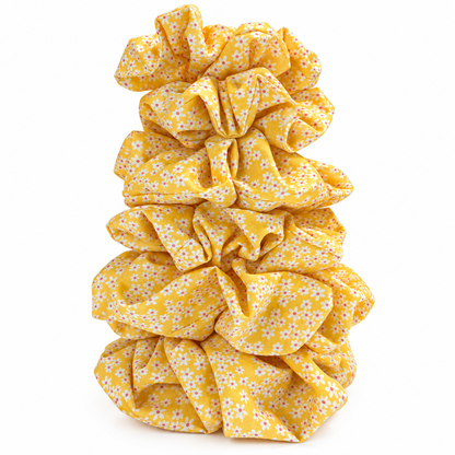 Sun Blossom Cotton Scrunchie