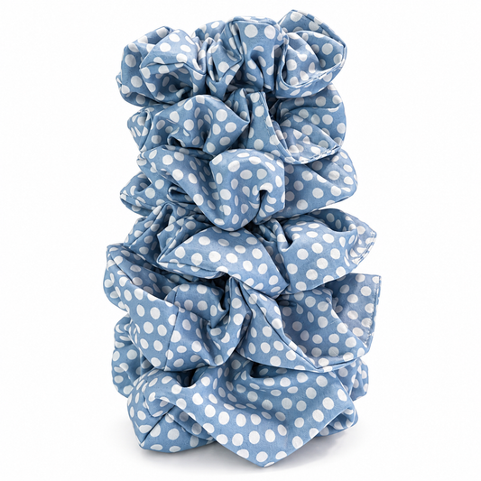 Confetti Sky Cotton Scrunchie