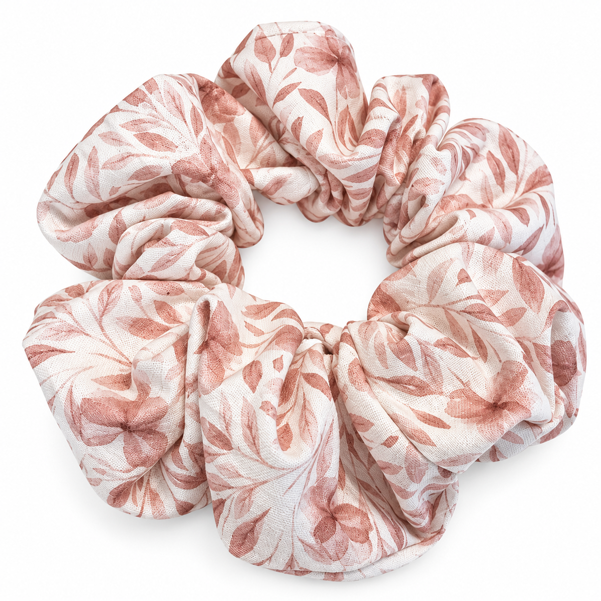 Blush Meadow Cotton Scrunchie