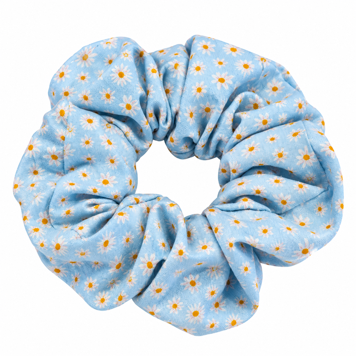 Ditzy Daisies Cotton Scrunchie
