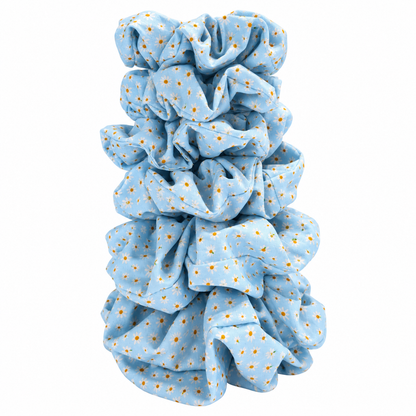 Ditzy Daisies Cotton Scrunchie