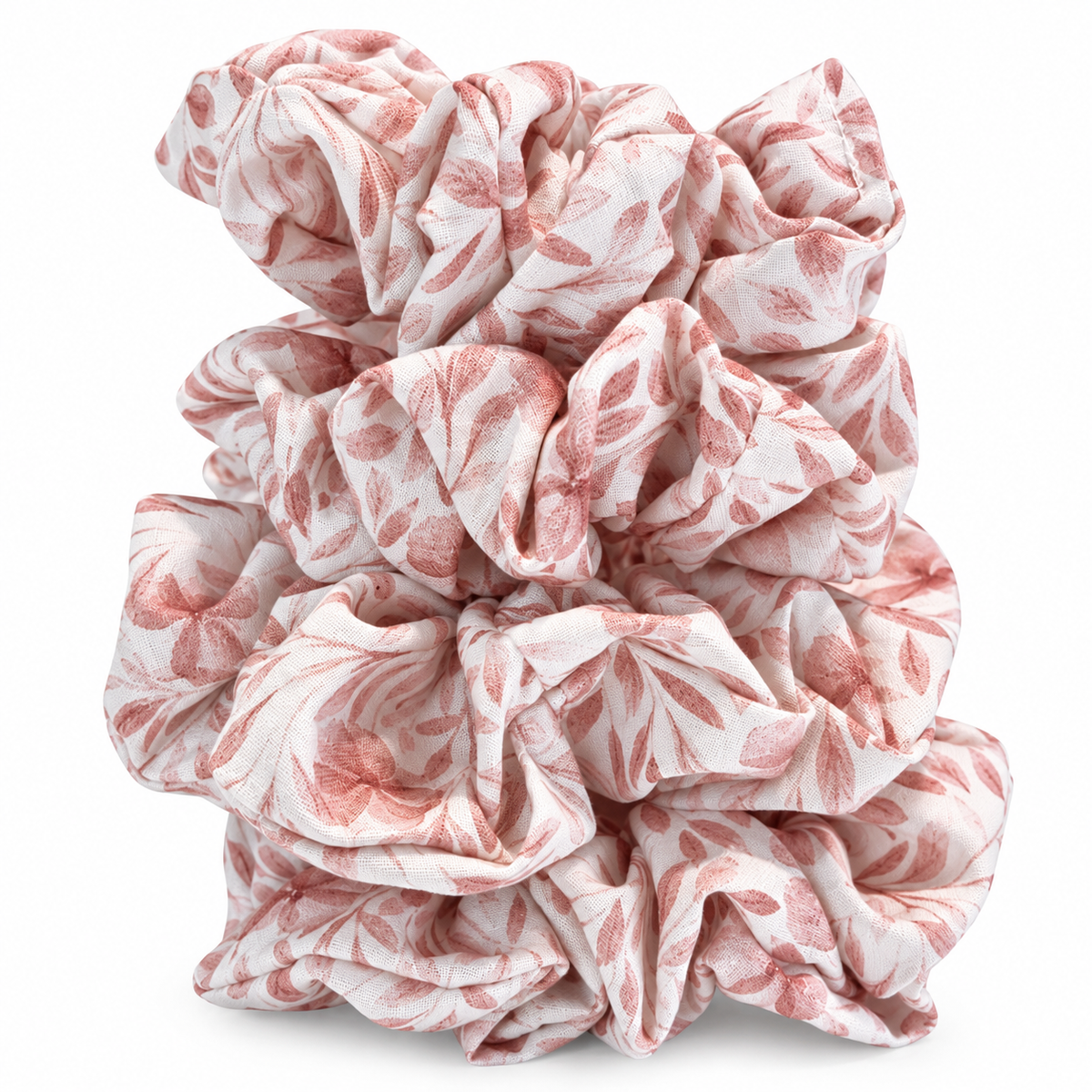 Blush Meadow Cotton Scrunchie