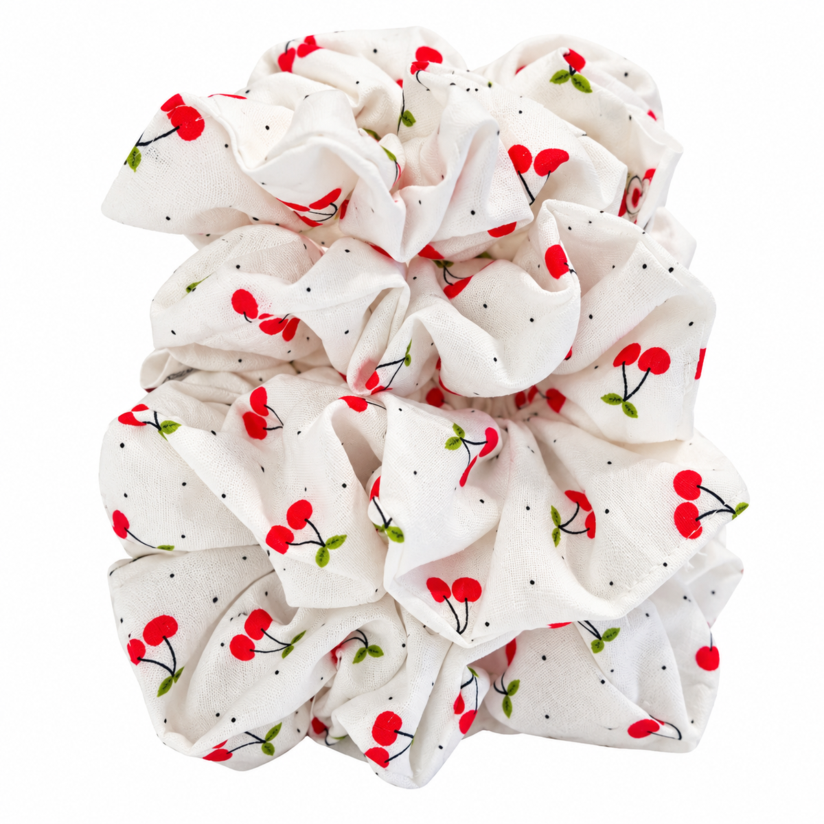 Cherry Grove Cotton Scrunchie