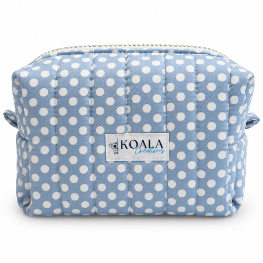 Confetti Sky Quilted Makeup Bag